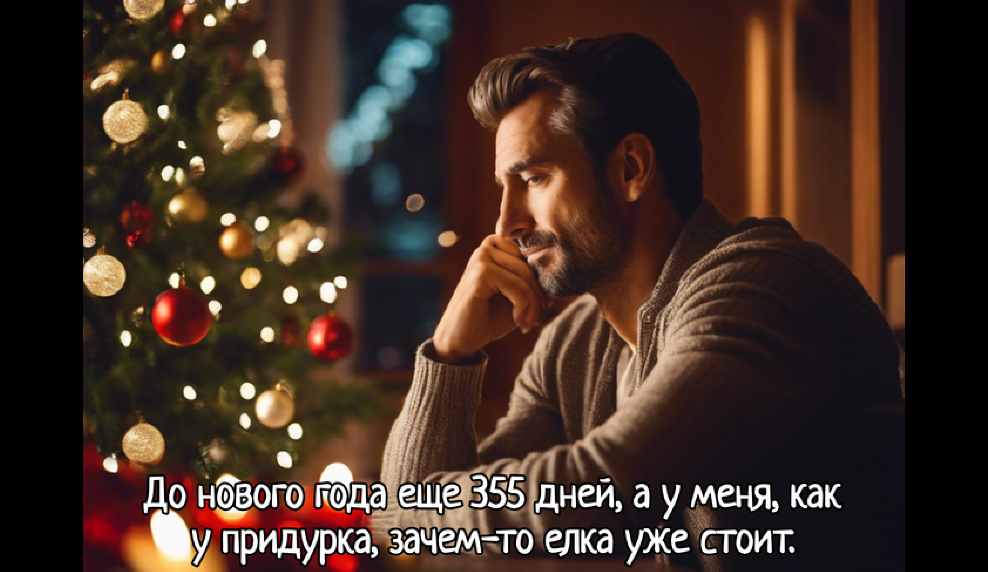 Как создать новогоднюю атмосферу в маленькой комнате (и при этом учиться)